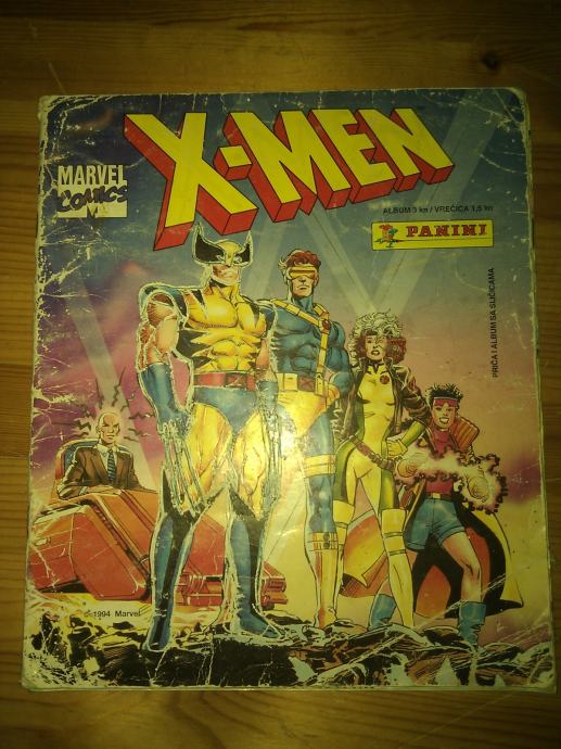 X-MEN album, ispunjen