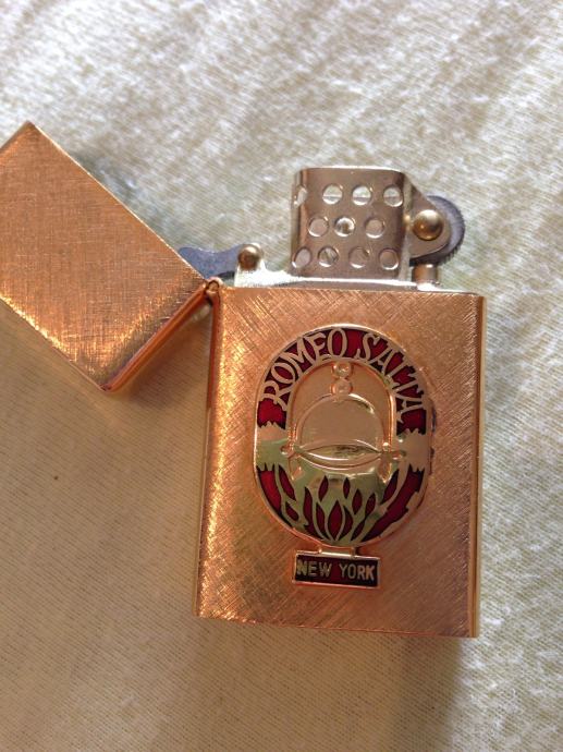 Zippo romeo salta, pozlacen 14kt , kolekcionarski (zamjena)