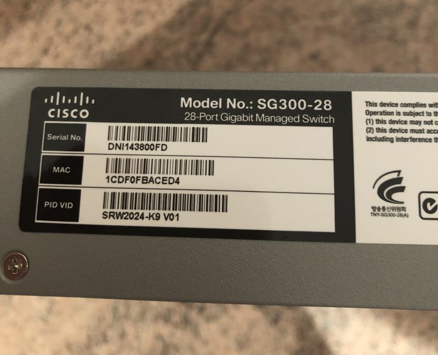 CISCO SG300 - 28 Switch