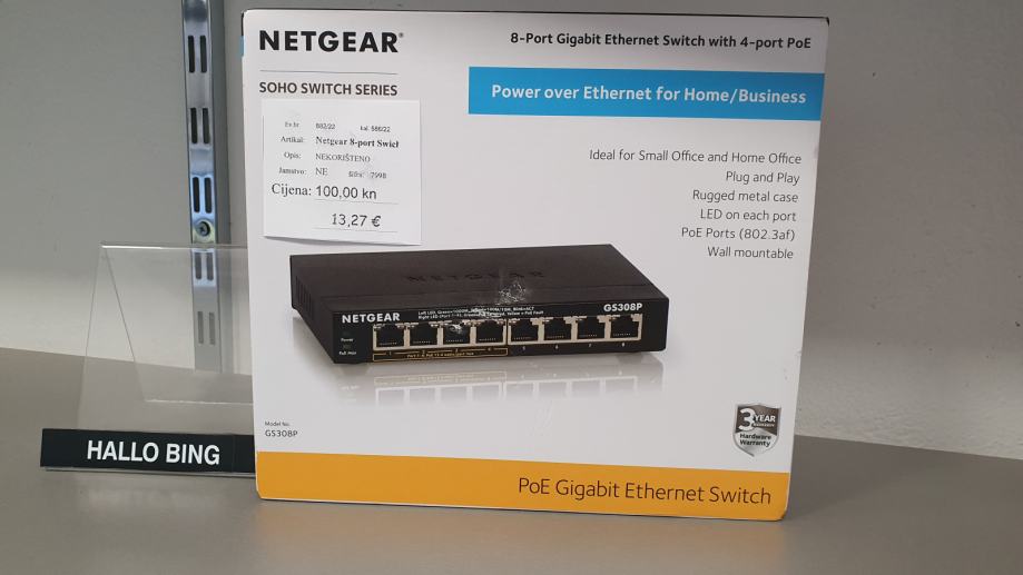 Netgear 8-portni Swich