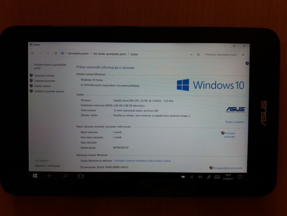 Asus vivotab установка windows