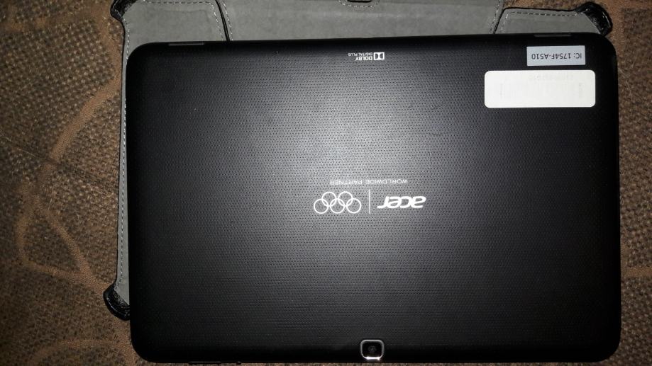 Acer iconia tab a510 сброс до заводских настроек