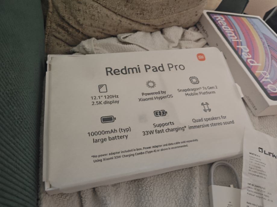 prodajem tablet redmi pad pro 8/256