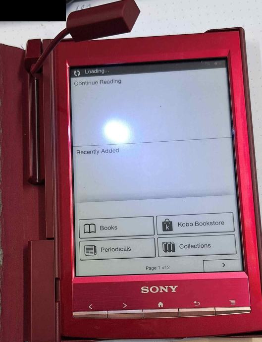 SONY E BOOK READER