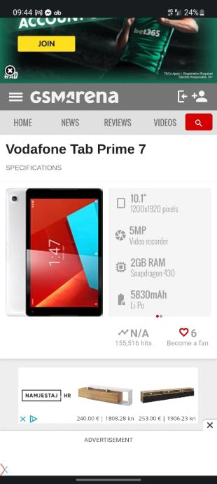 Vodafone tab prime 7
