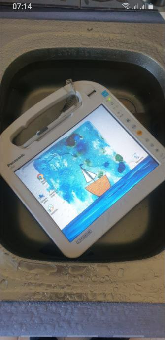 Windows tablet Panasonic CF-H2 TOUGHBOOK