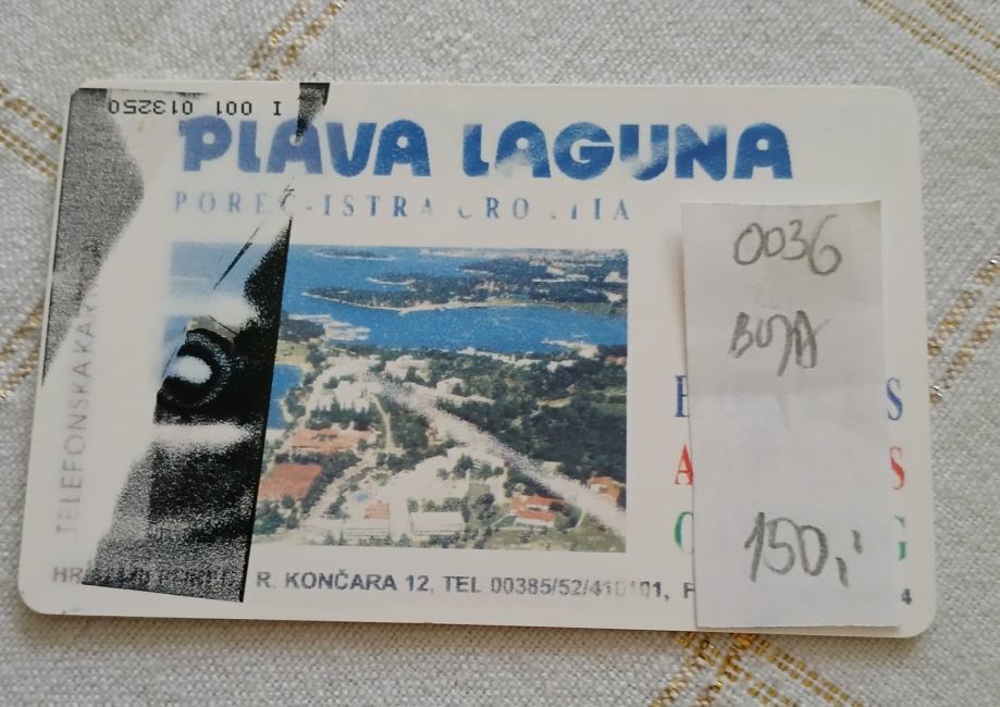 Tel.kartica Plava laguna 150 impulsa