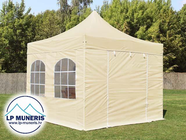 Paviljon / Šator 3x3m, Premium, brzosklopivi,100% vodonepropusan, novo