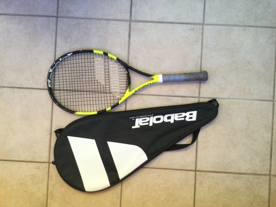 2 Babolat Aero jr26 teniska reketa s žicom i futrolom