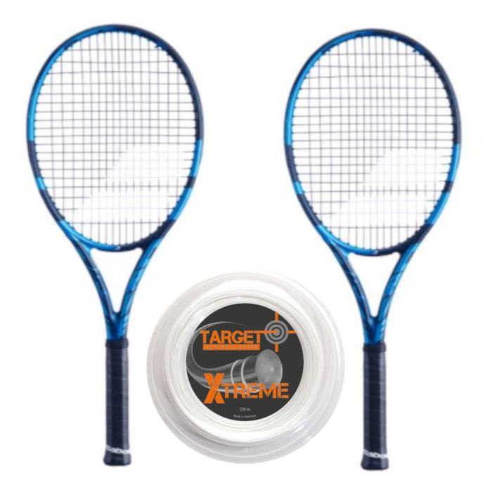 Babolat Pure Drive 2021 x 2 + Target Xtreme 200 m