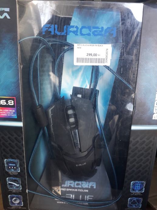 E-Blue Aurora IM Black Pro Gaming Mouse