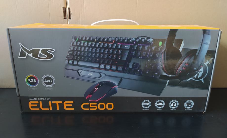 GAMING SET MS ELITE C500 / 4 U 1 / NOVO