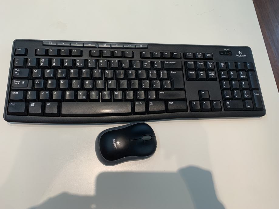 Logitech bežična tipkovnica s mišem