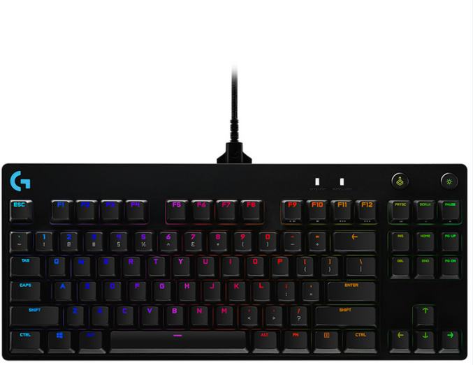 Logitech G Pro Mechanical Gaming Keyboard AZERT, GX Blue