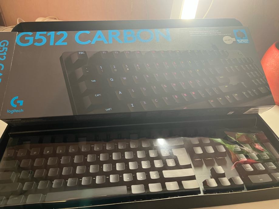 Novo Logitech g512 carbon mehanicka tastatura GX brown tactile