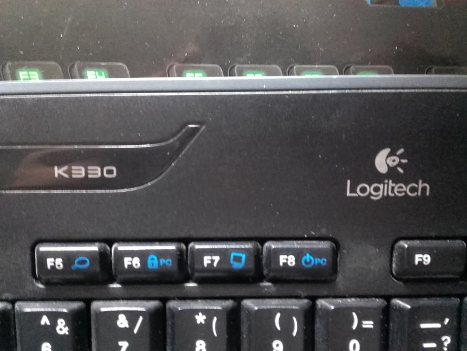 wireless logitech keyboard k330 not working