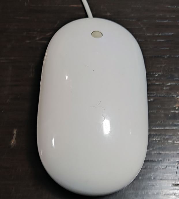 Original Apple miš A1152 USB Mighty Mouse Optical bijeli EMC 2058