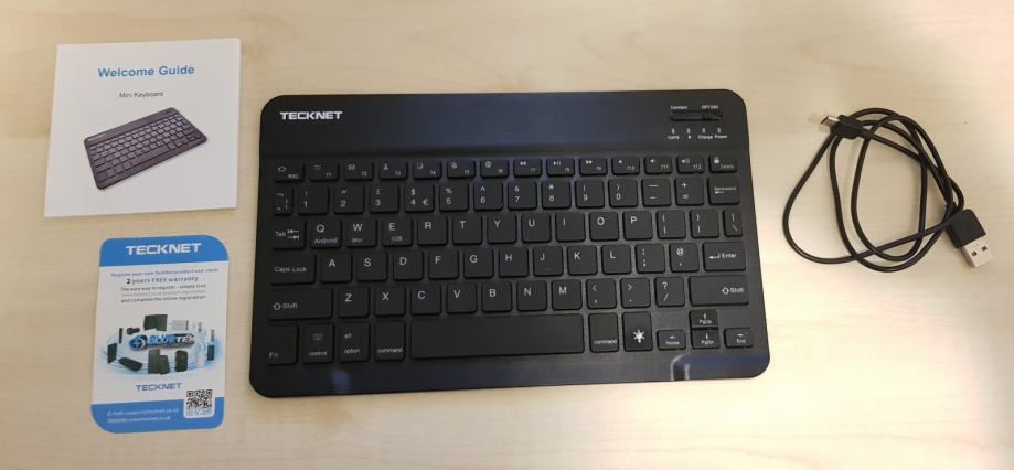 TeckNet X366 Ultra-Slim Backlit Bluetooth Keyboard