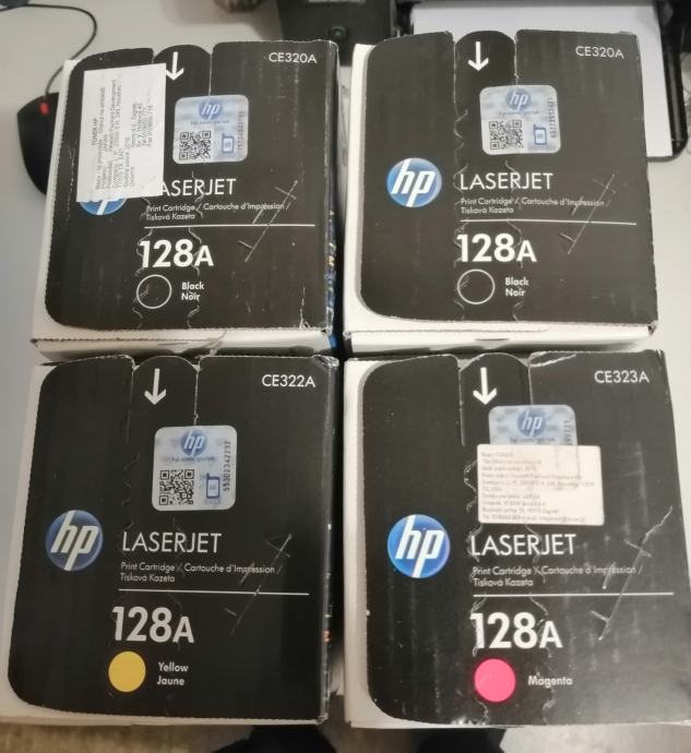 Toner HP CE320A-CE322A-CE323A NO.128A ORIGINAL (Black,Yellow,Magenta)