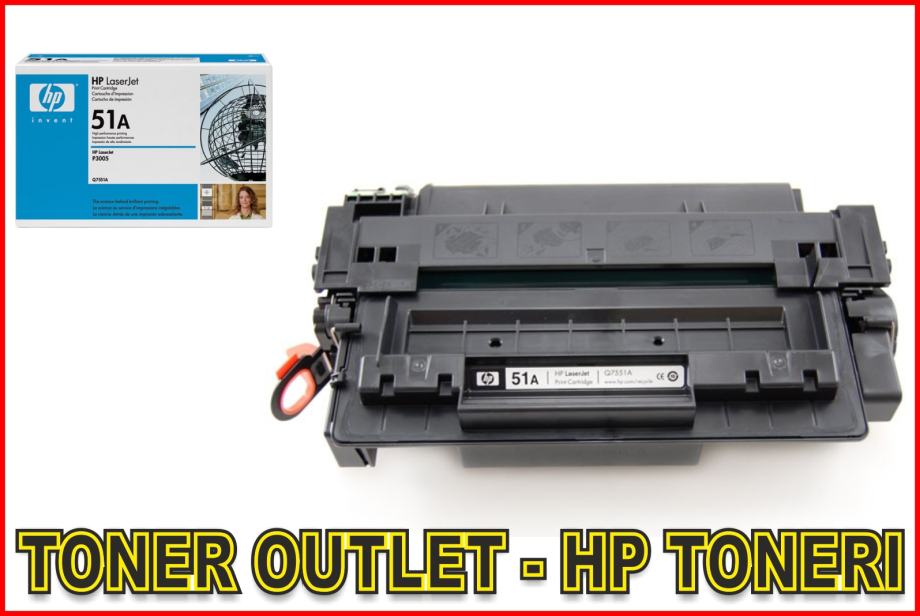 Zamjenski toner HP Q7551A / HP 51A / Q 7551 A / 51 A - TONER OUTLET