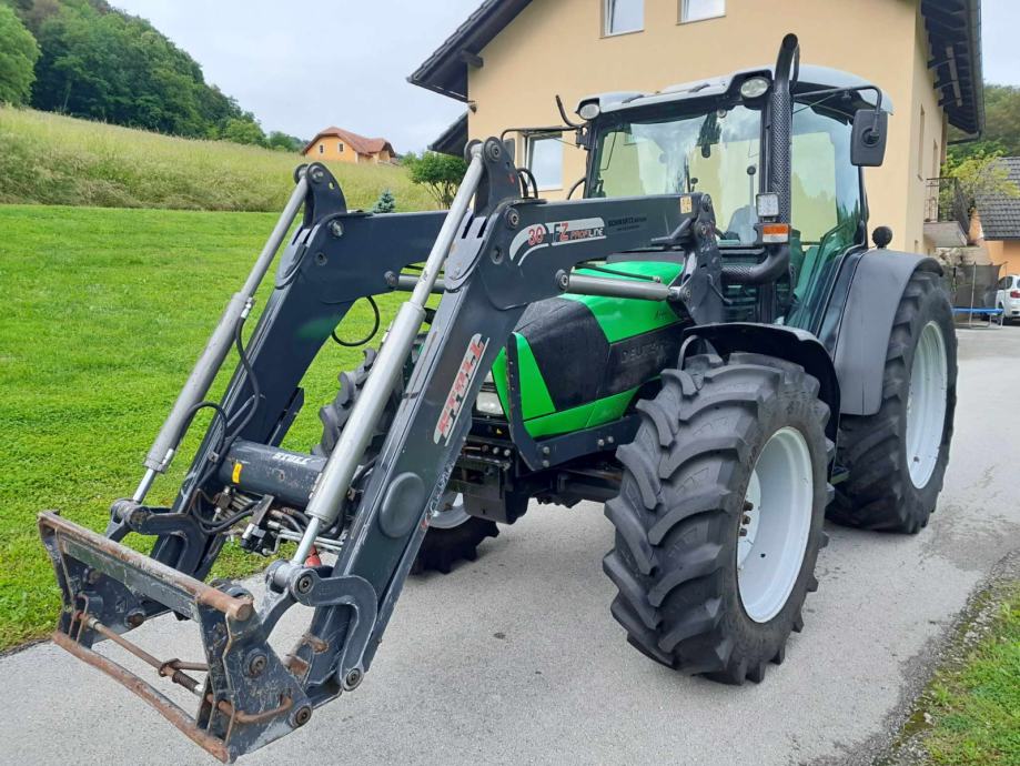 DEUTZ FAHR AGROFARM TTV 420 + NAKLADAC,KOMPRESOR   GOD 2013