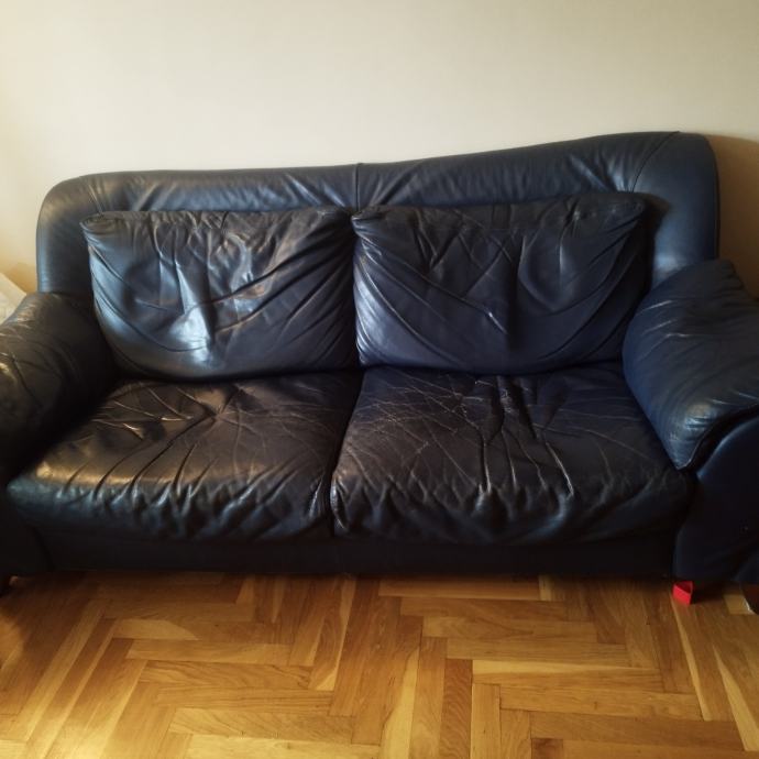 Kožni trosjed i dvosjed Natuzzi