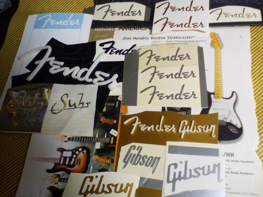 Fender i Gibson logo