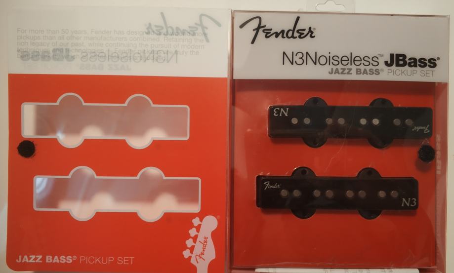 N3Noiseless JAZZ BASS Pickup Set - Fender