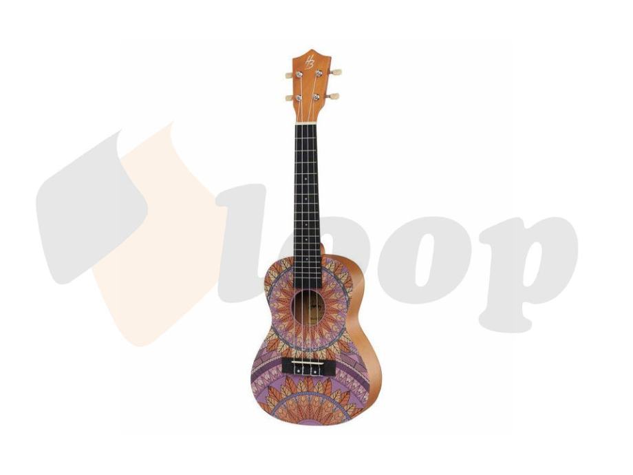 Harley Benton World-C Purple Forest Concert Ukulele