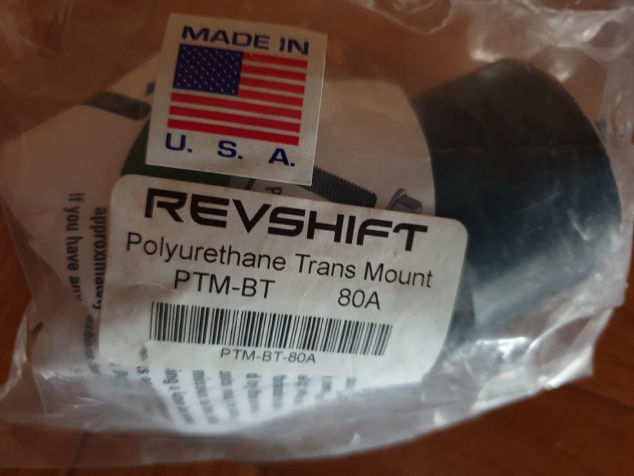 BMW Polyurethane nosači mjenjača/getribe - (REVSHIFT) 80A OEM feel BLK