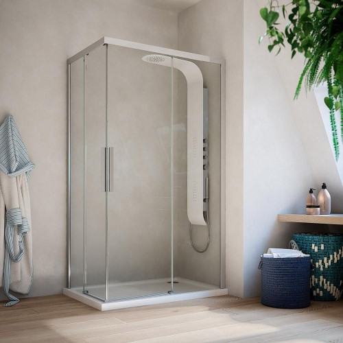 GLASS LIBERA LX VRATA TUŠ KABINE LIJEVA  86,5-89 cm H=200cm KLIZNA SOF