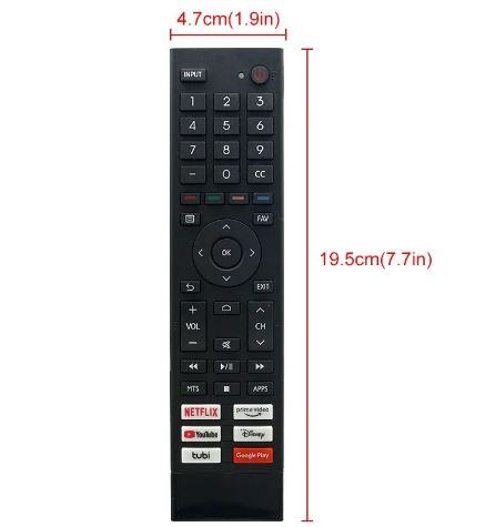 Daljinski Hisense ERF3J80H RC Remote Control Smart LCD TV 4K Replaceme