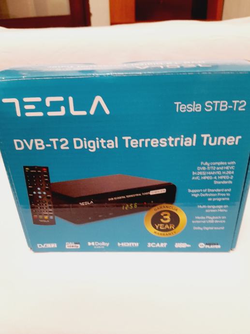 DVB-T2 TESLA, digitalni prijemnik