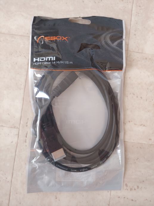 HDMI kabel, M/M, SBox