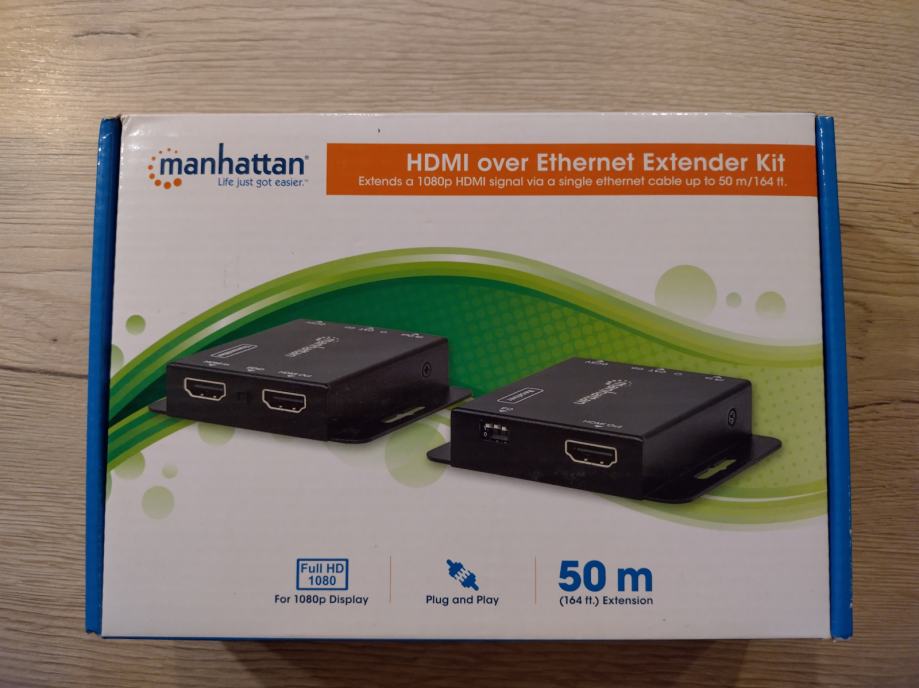 HDMI over Ethernet extender kit Manhanttan