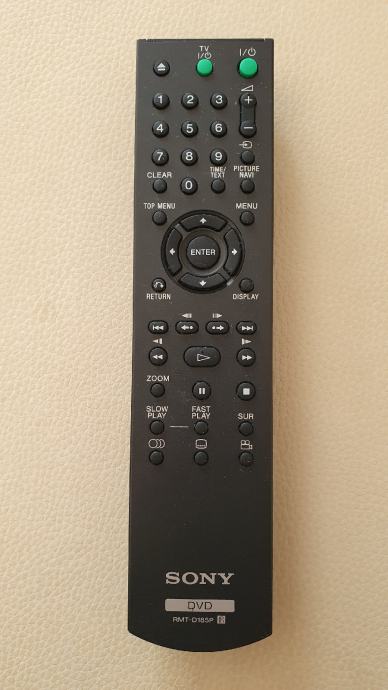 SONY RMT-D185P  - DVD daljinski