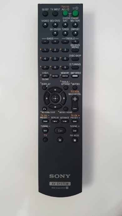 SONY RM-AAU055  AV SYSTEM daljinski