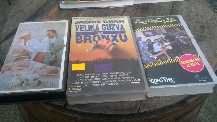 VHS KAZETE RAZNE AUDICIJA SULUDE GODINE