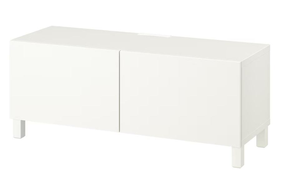 [Ikea] BESTA TV Klupa Bijela s Ladicama (120x41x48cm)