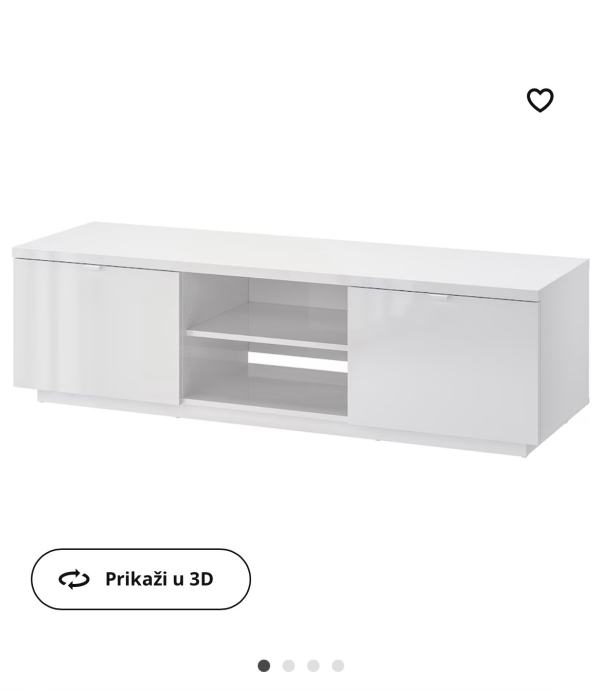 Tv klupa Byas Ikea