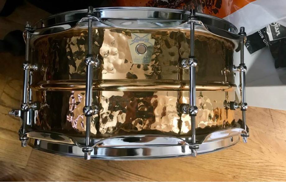 Ludwig hammered bronze 14x6,5 - na 24 rate bez kamata!