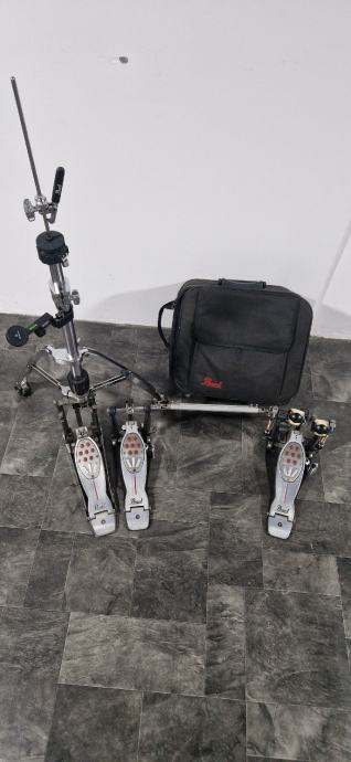 Pearl Redline dupla bas pedala i hi hat stalak