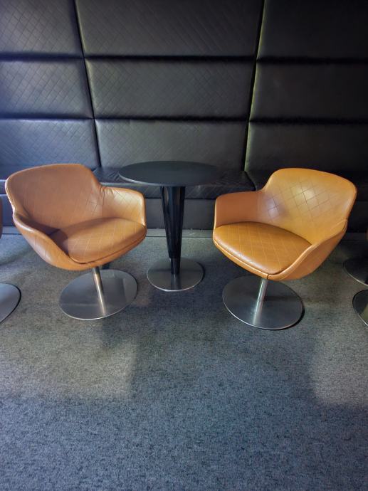 Prodajem dizajnerske kožne stolice / fotelje - iznimne kvalitete