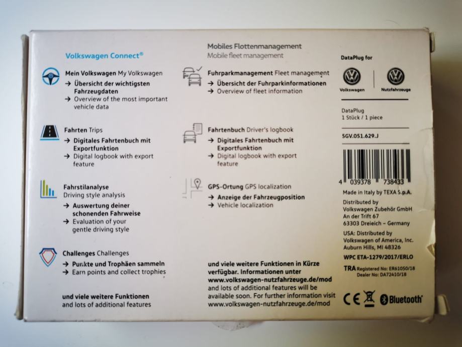 Volkswagen connect dataplug