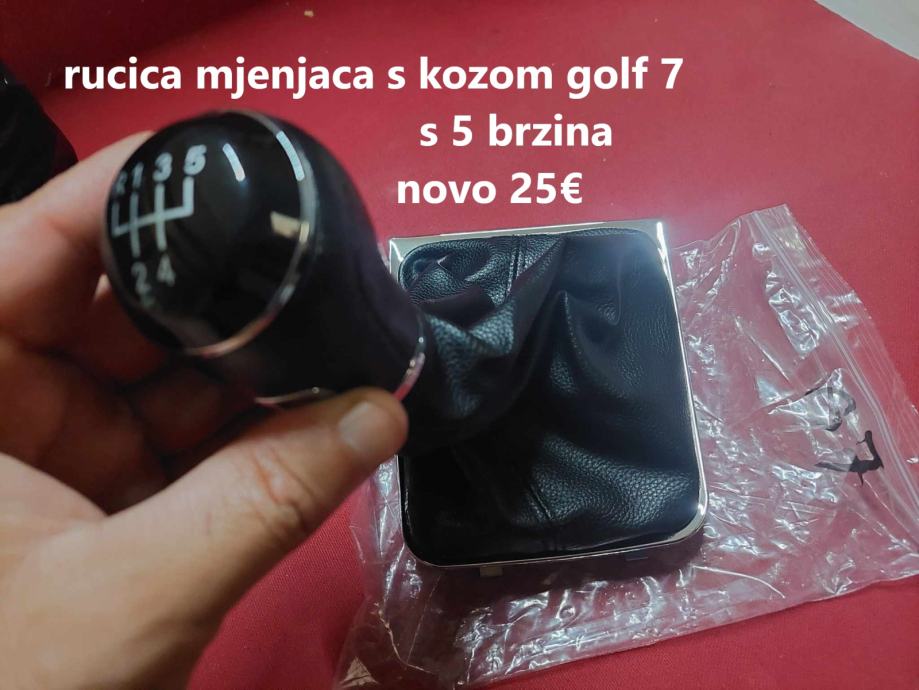 rucica mjenjaca s kozom golf 7 s 5 brzina novo