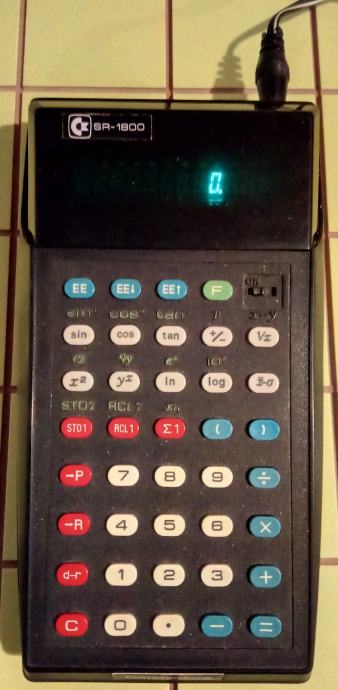 Commodore SR Digitalni Kalkulator Vintage Raritet Japan