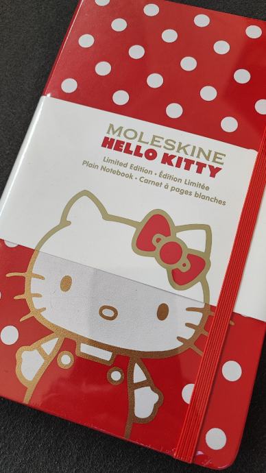 Moleskine Hello Kitty plain notebook limited edition