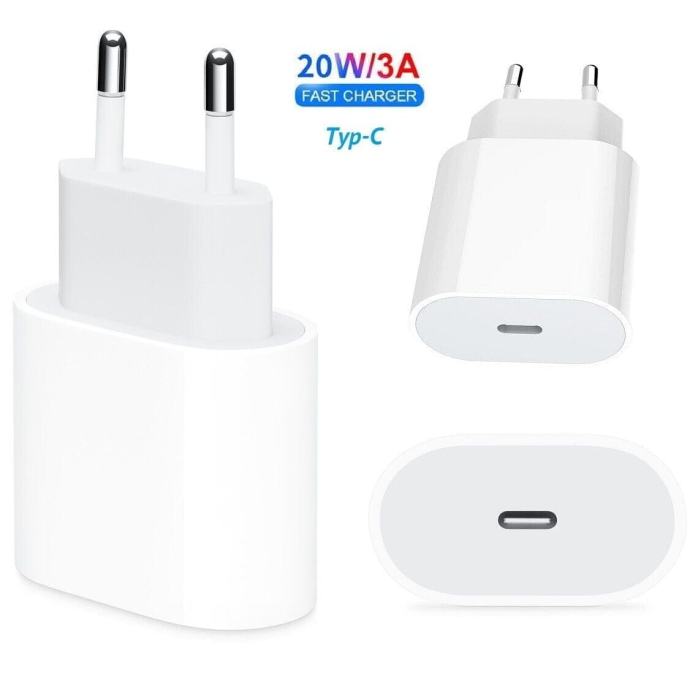 Punjač za telefon 20W USB-C Quick Charge 3.0