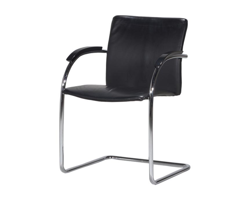 Thonet s78 konferencijska stolica, crna