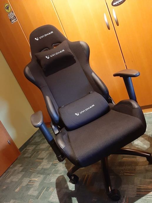 UVI chair - Back in Black, gaming stolica